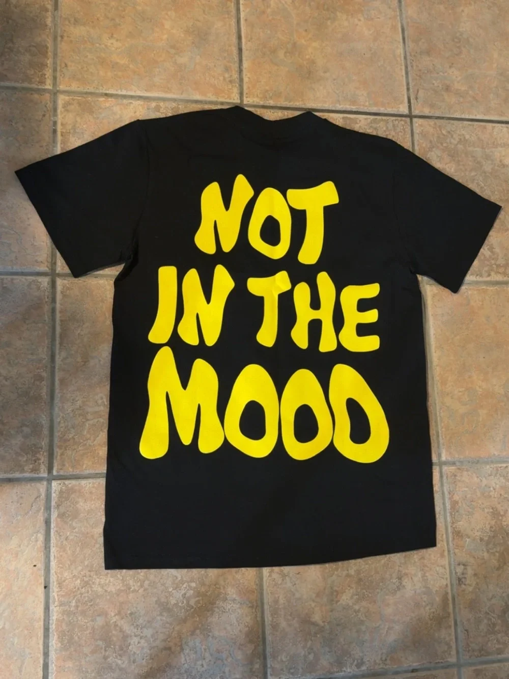 Mood Swing Black Graphic Flame Tee